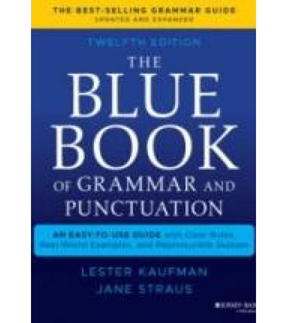 The Blue Book of Grammar and Punctuation.