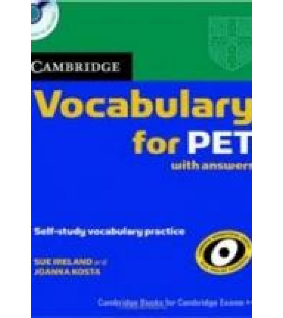 Vocabulary for PET with answers.