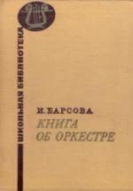 Книга об оркестре - Барсова И.А. — обложка