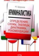 Криминалистика: определения, схемы, таблицы, диаграммы, рекомендации - Шурухнов Н.Г. — обложка