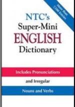 NTC's Super-Mini English Dictionary - Richard Spears — обложка