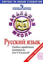 Русский язык. Учебно-справочные материалы для 1-4 классов - Кузнецова М.И. — обложка